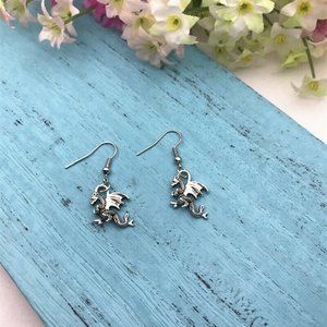 Dragon Silver Earrings